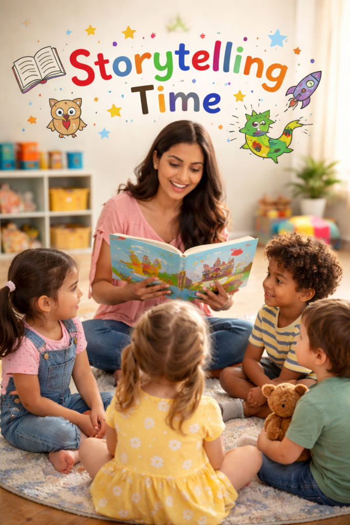 storytime with colorful imagination