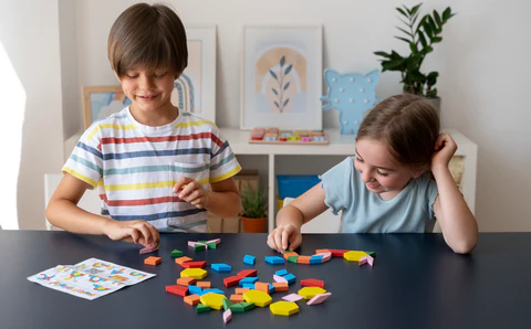 kids making puzzle together front view 1 480x480