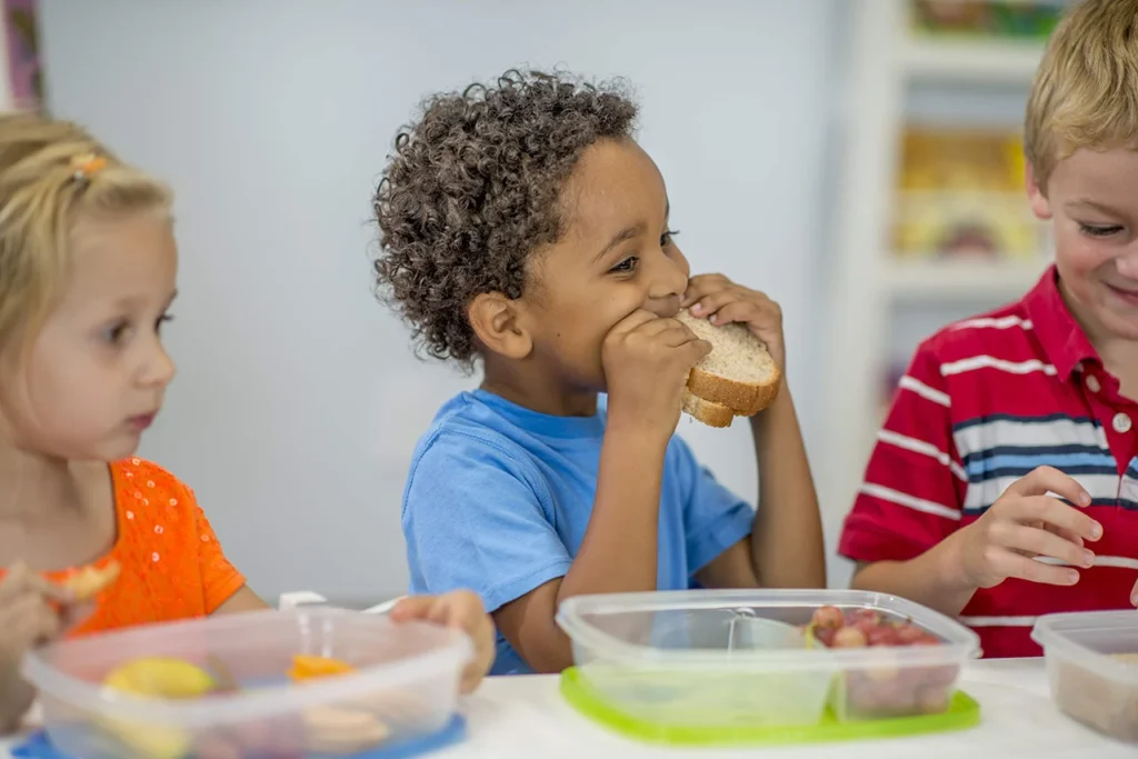 A Day in Our Playschool (Daily Routine) understanding healthy eating for kids